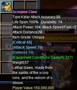 Scorpion Claw